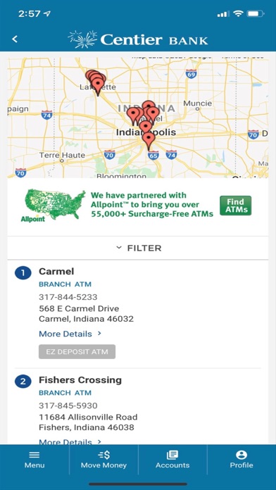 Centier Bank Mobile Screenshot