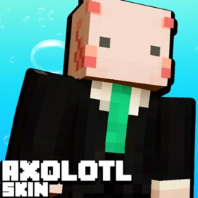 Screenshots (4) Axolotl Skins for Minecraft PE