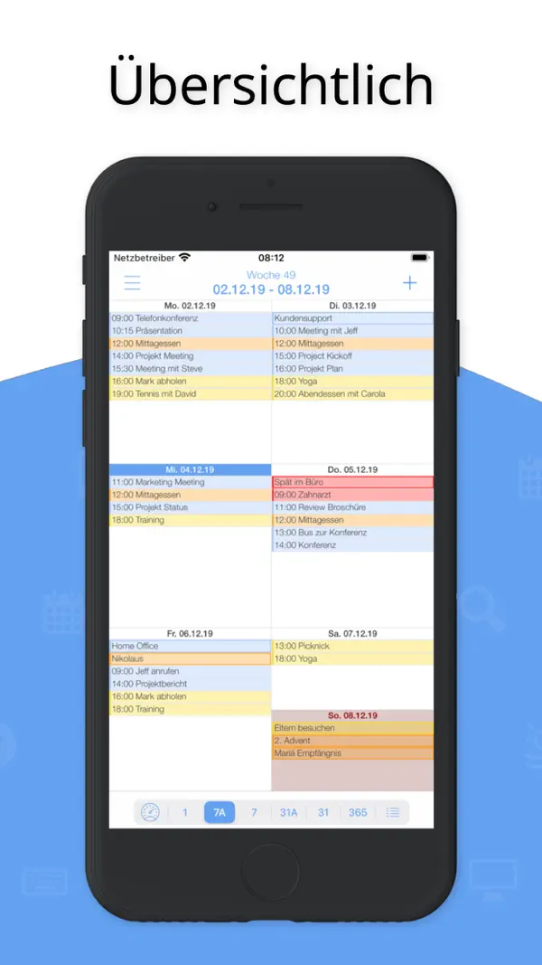 miCal - der Kalender Screenshot 4
