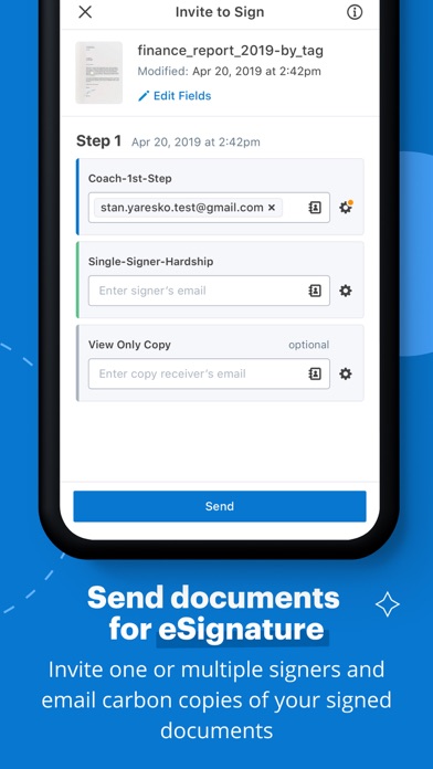 signNow: e-Signature app Screenshot