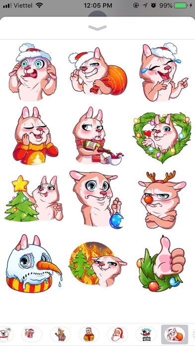 Screenshot #1 pour Christmas Dog Sticker 2019