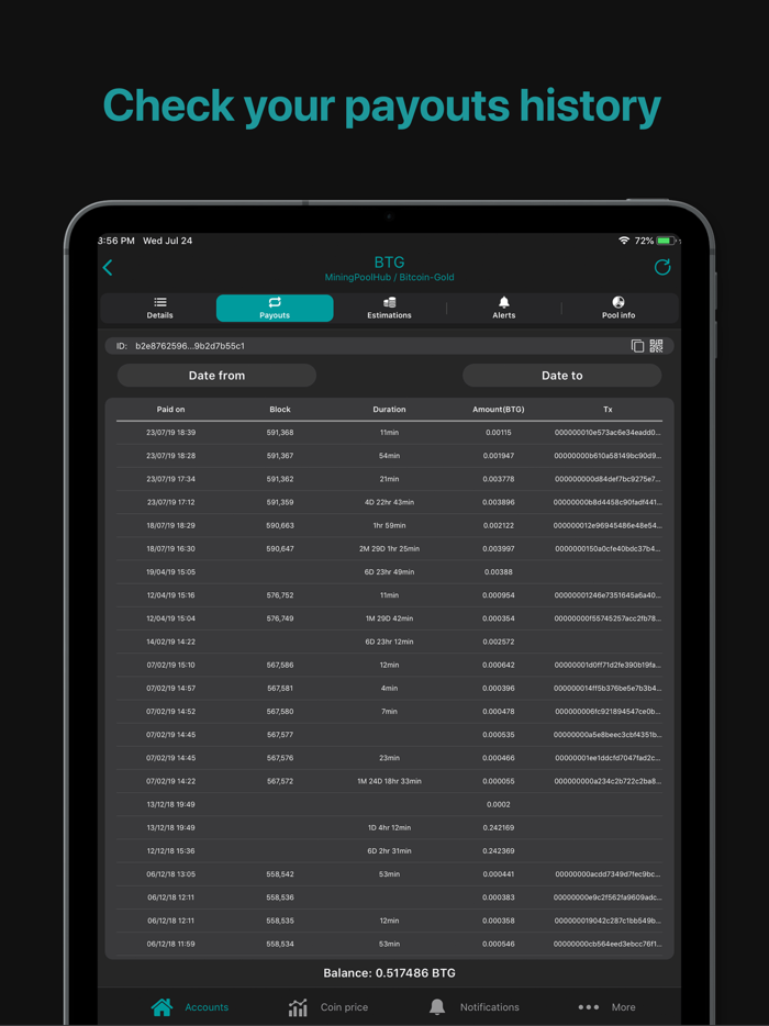 Crypto mining tracker MinerBox