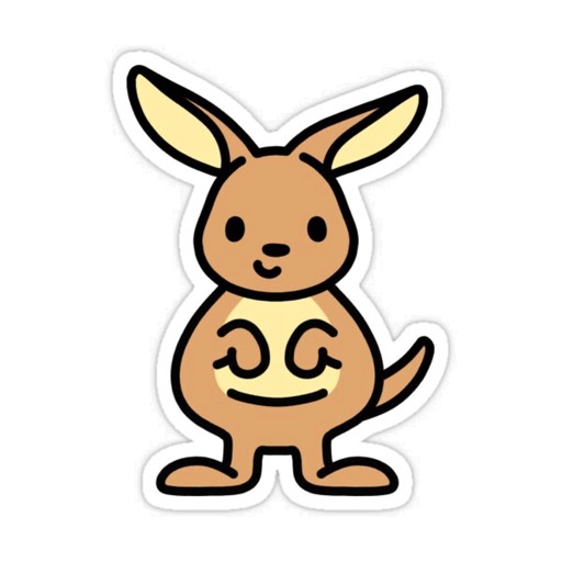 Baby Kangaroo Stickers