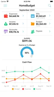 homebudget with sync iphone screenshot 1