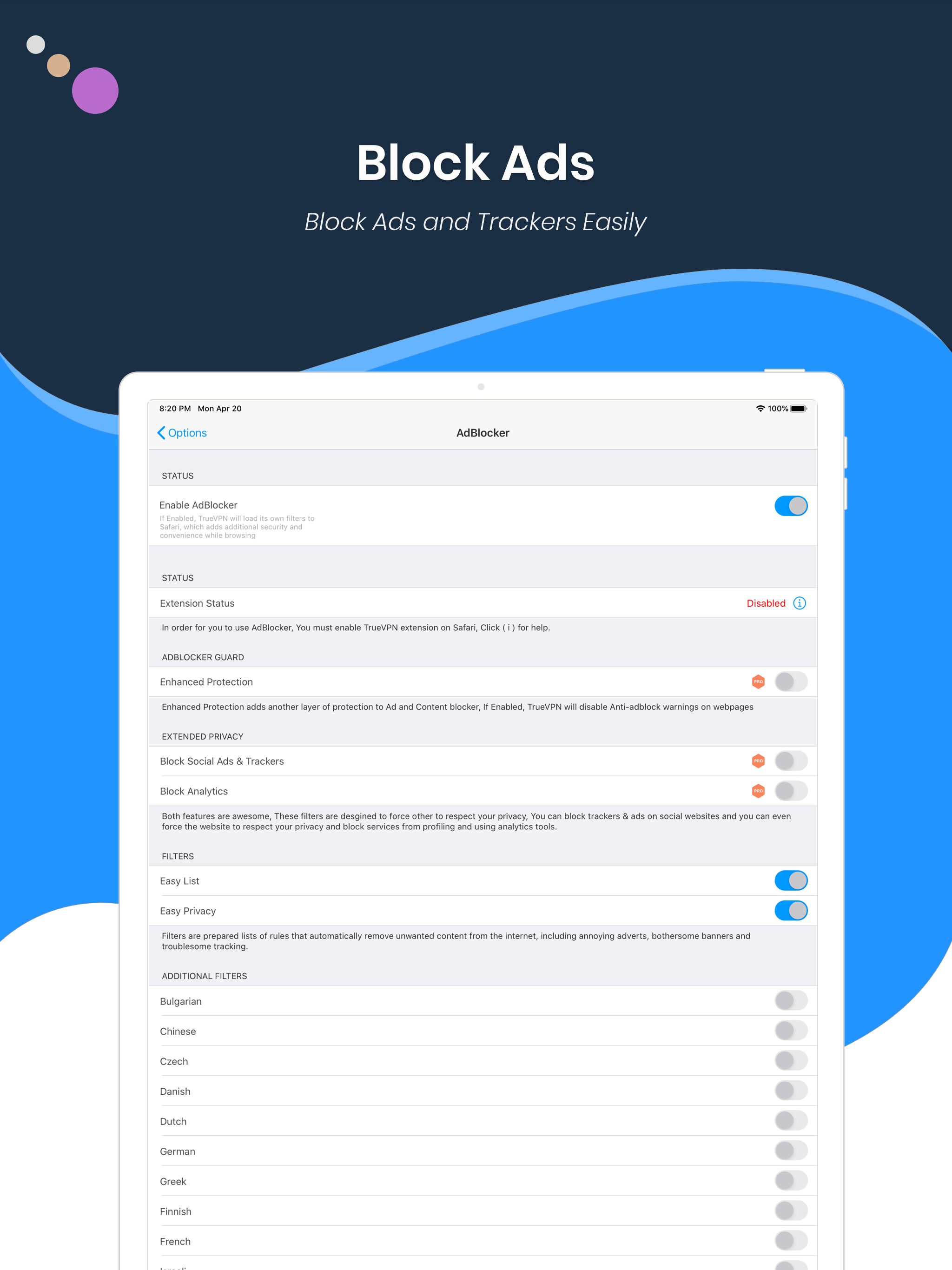 TrueVPN - Best VPN & AdBlocker screenshot 10