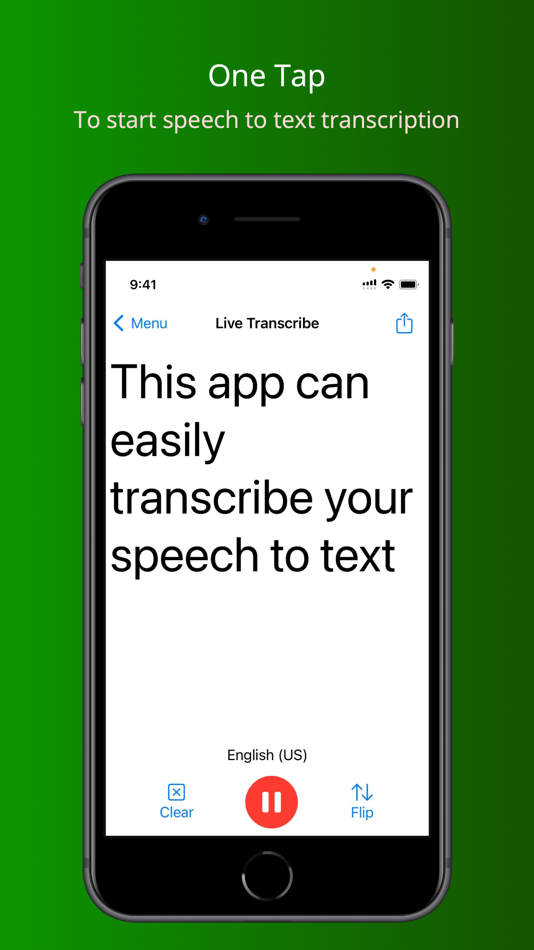 #2. Live Transcribe + (iOS) 게시자: Zerovik