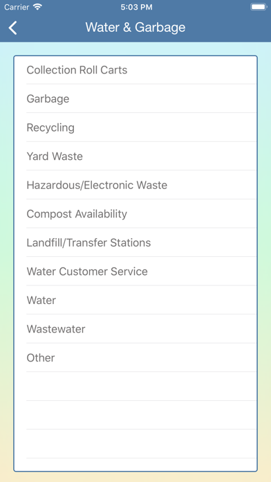 OCFL 311 Screenshot