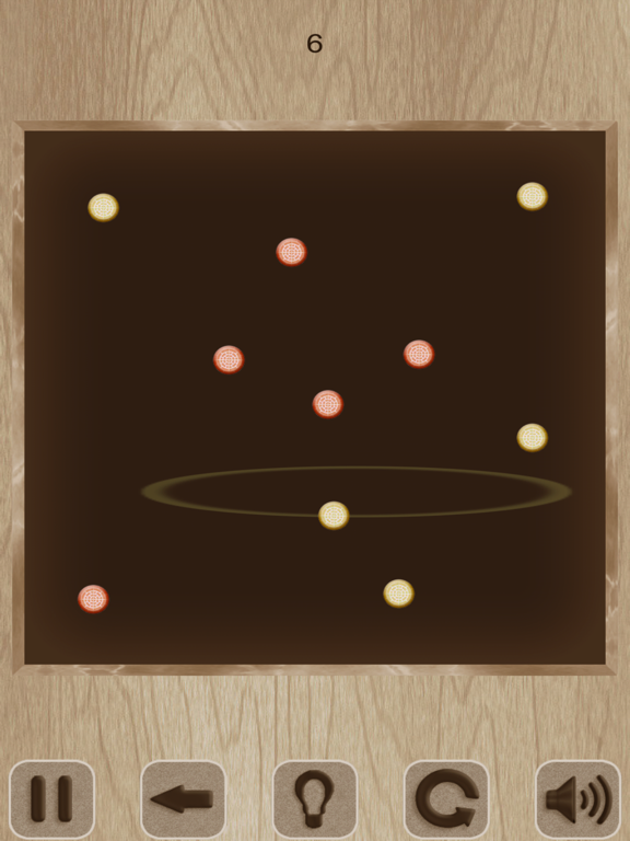 Connection Lines. Color Disks iPad screenshot