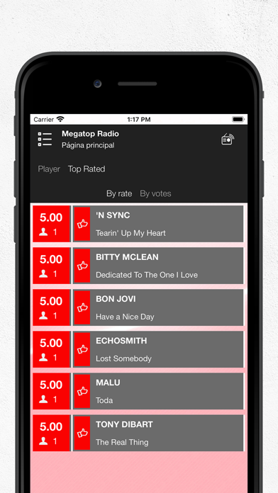 Megatop Radio Screenshot