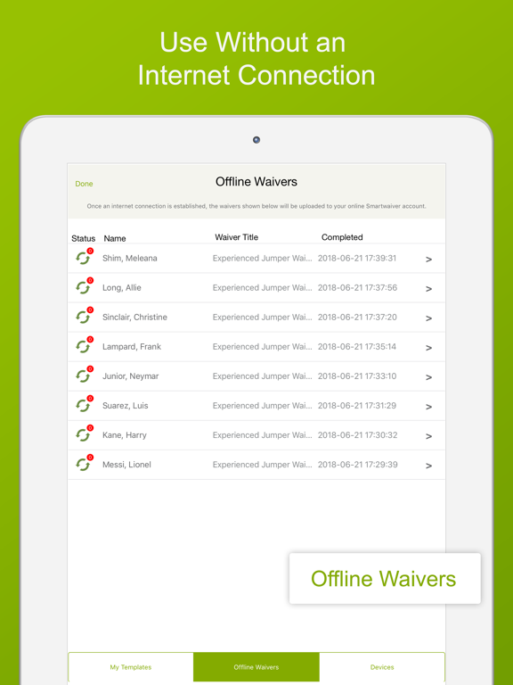 Smartwaiver Kiosk iPad screenshot 7 - Business app