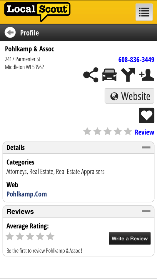 #5. LocalScout Yellow Pages (iOS) 由: InformationPages