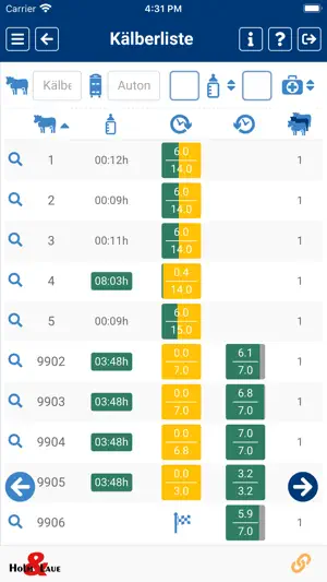 CalfGuide screenshot 2