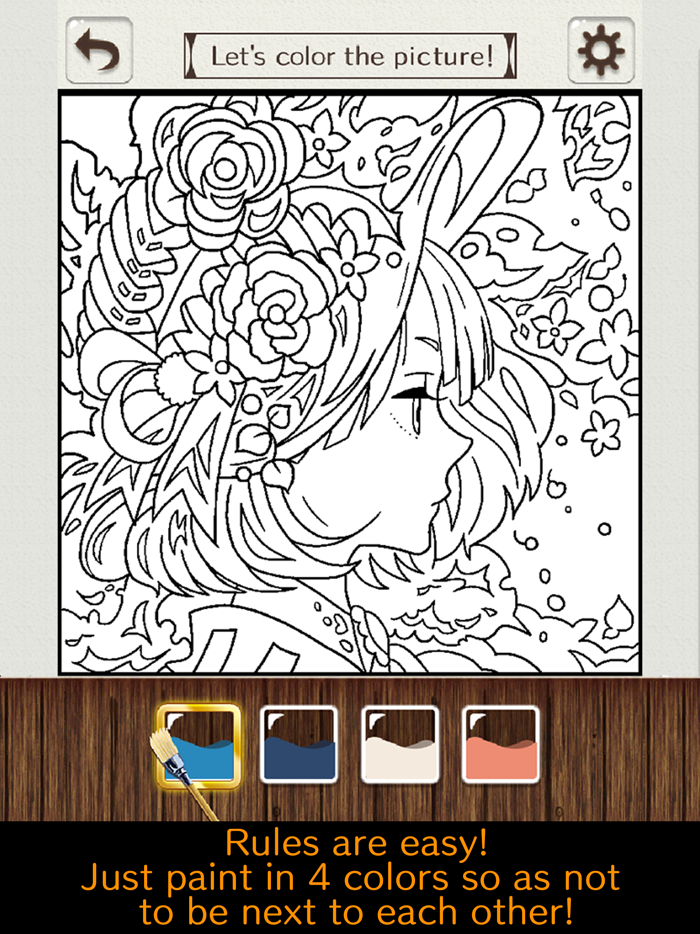 Coloring puzzle-Colorful Games