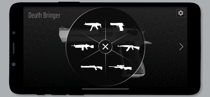 Gun Simulator - Shake to shoot