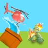 Fire Helicopter 3D icon