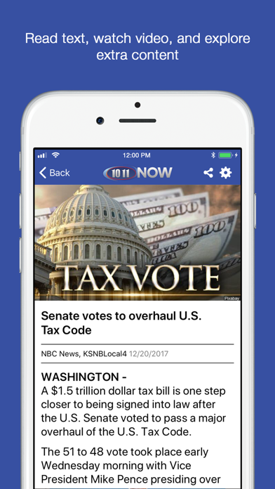 1011 NOW News Screenshot