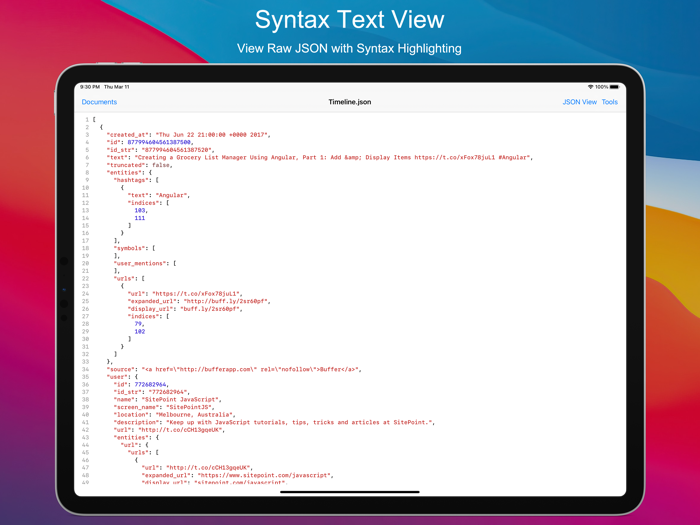 Power JSON Editor Mobile