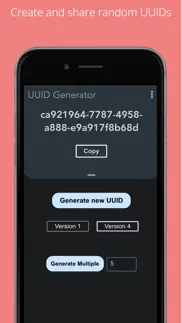 uuid-generator iphone screenshot 1