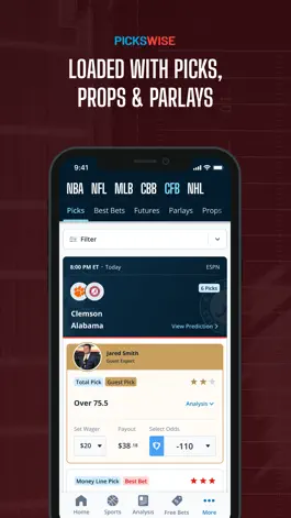 Game screenshot Pickswise Sports Betting hack
