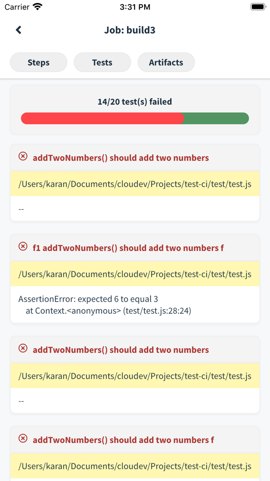#3. CircleCI Remote (iOS) بواسطة: Kirubakaran Manimaran