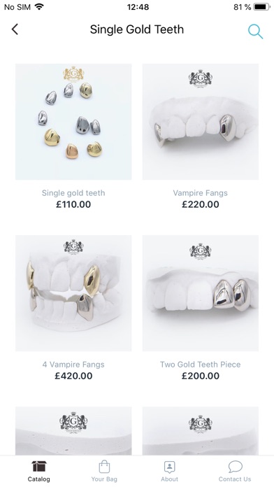 Gold Grillz Screenshot