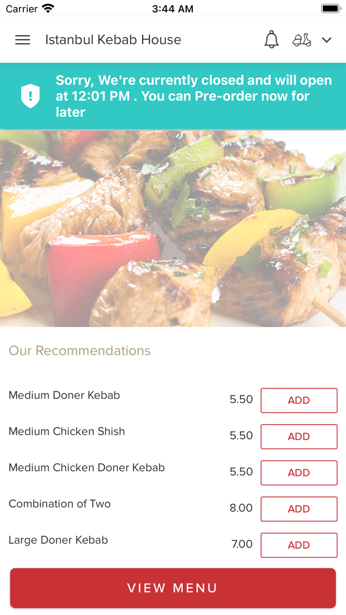 Istanbul Kebab House.