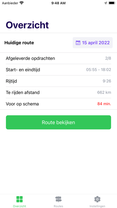 RouteLogic Driver Screenshot