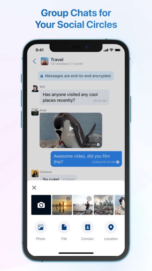#4. BrightChat - Messaging & Call (iOS) By: ShenXun Inc