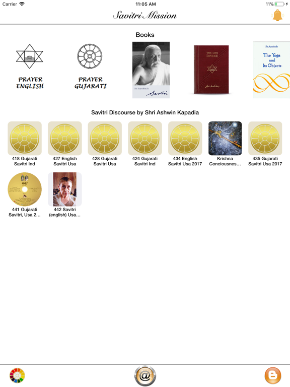 Savitri Mission iPad screenshot 2 - Music app