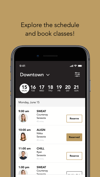 SHACK yoga + fitness Screenshot