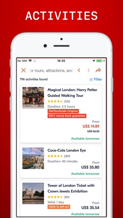 London Travel Guide with Map Screenshot