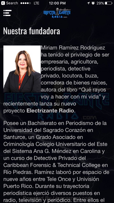 Electrizante Radio iPhone screenshot 4 - Education app