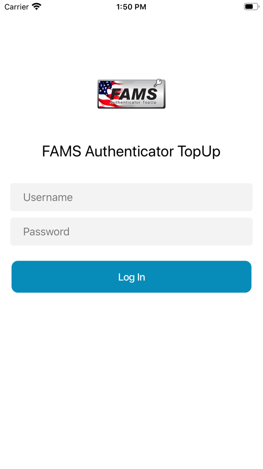 #1. FAMS Authenticator TopUp (iOS) By: PMAM Corporation