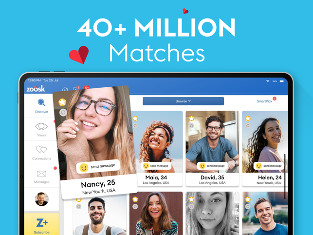 ‎Zoosk — Rencontre en lign‪e‬ Capture d'écran