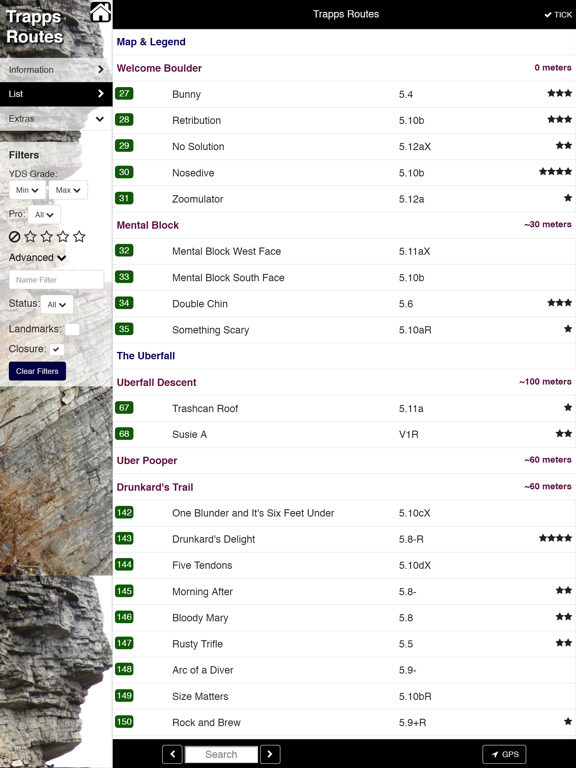 Gunks iPad screenshot 2 - Sports app