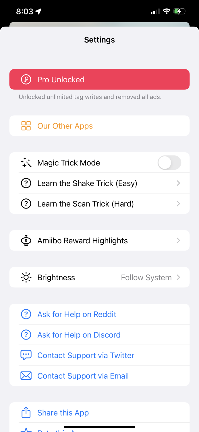 Tagmiibo Write NFC Tags