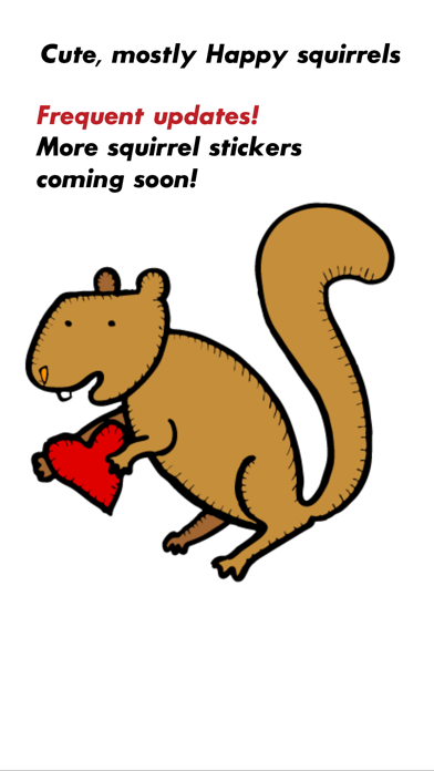 Happy Squirrels Stickers Screenshot
