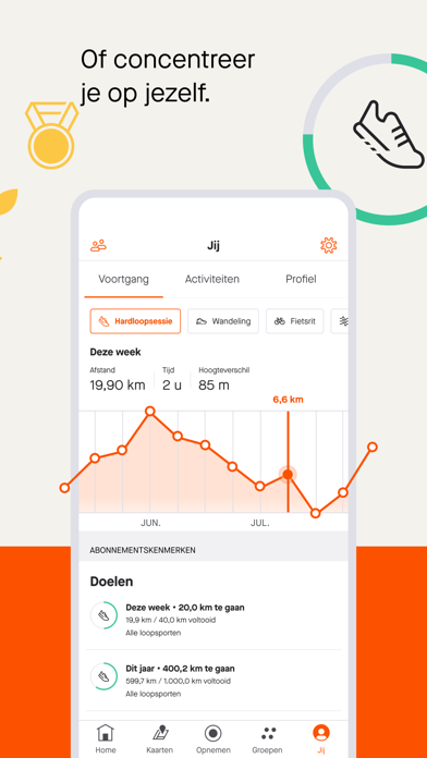 Strava: hardlopen en fietsen iPhone app afbeelding 8
