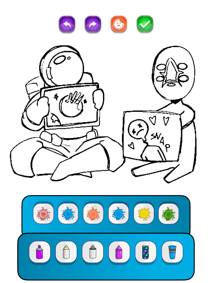 SCP Coloring Book and Learning