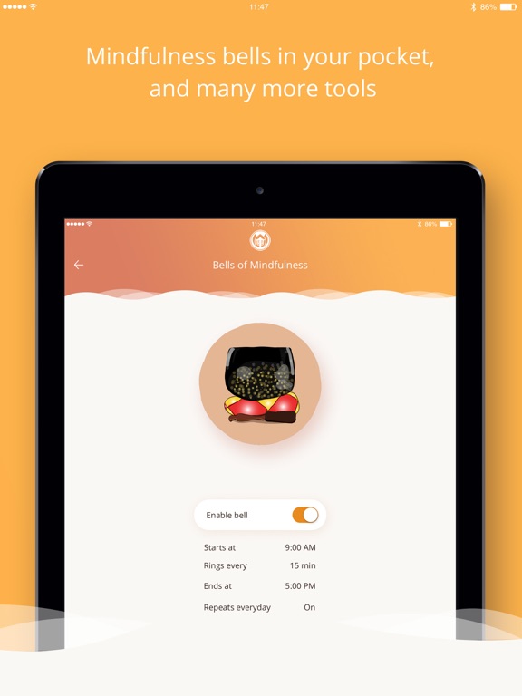 Plum Village: Zen Meditation iPad screenshot 6 - Health & Fitness app