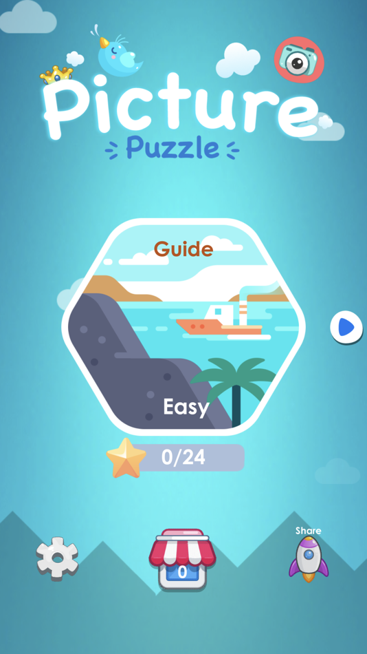 #1. Slide Picture : Jigsaw Puzzle (iOS) By: Puzzle Mania Studio