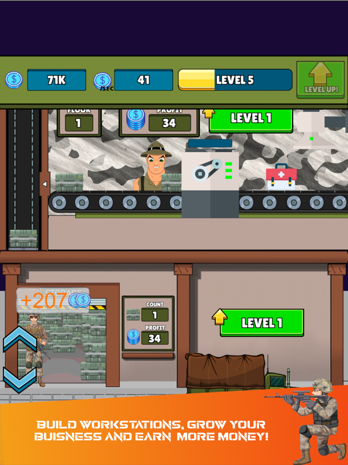 Idle Military Factory Tycoon