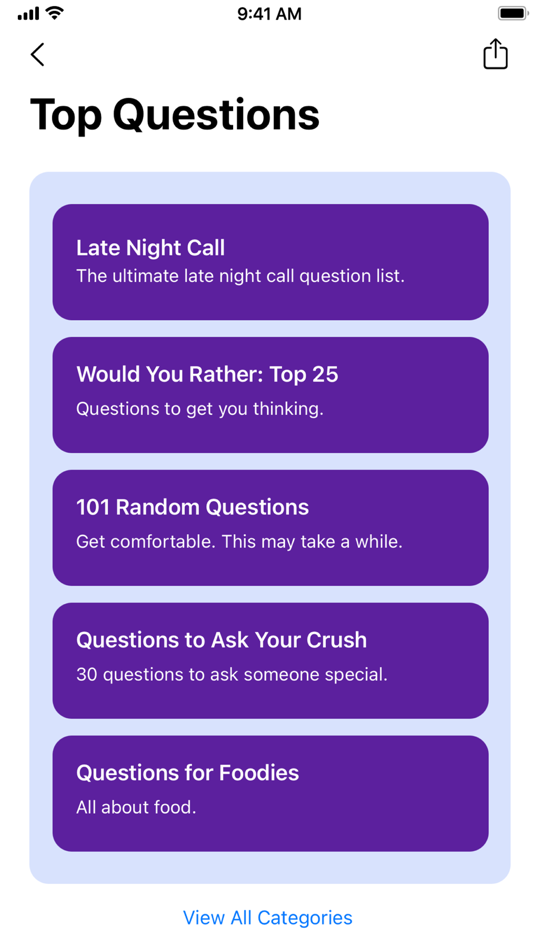 #3. Questions Game (iOS) 由: Tom Sykes