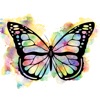 Watercolor Butterfly Stickers icon
