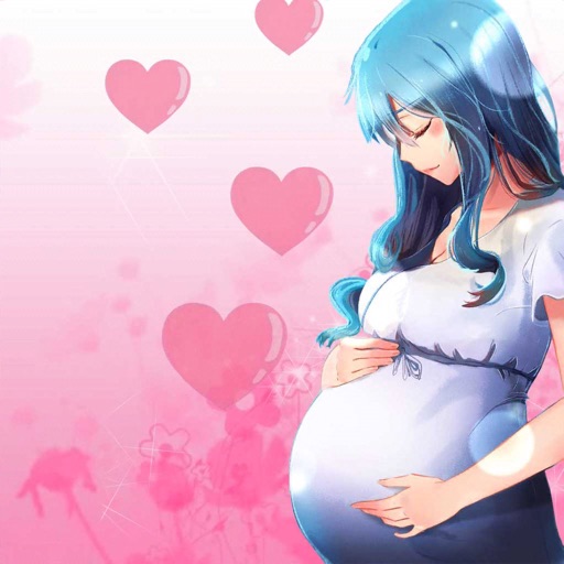 Anime Pregnant Mother Day Care Icon