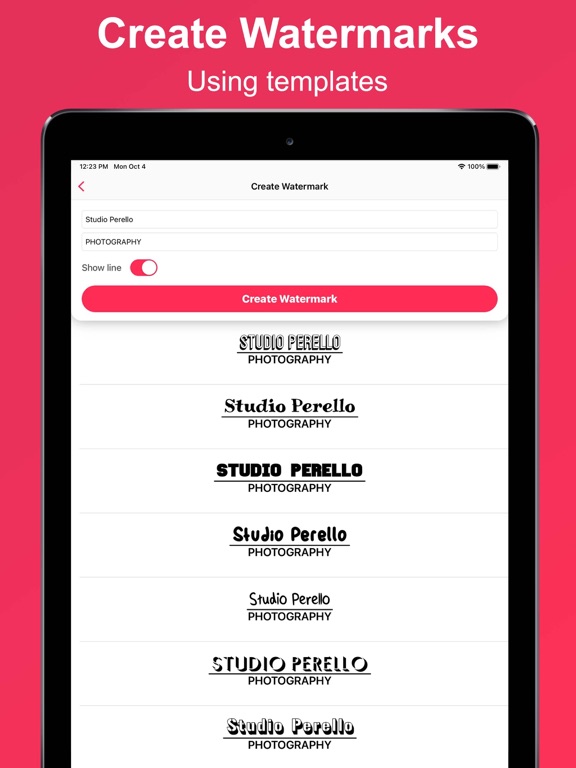 Screenshot #5 pour Watermark Maker: Add signature