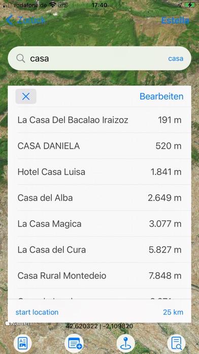 Camino Map Screenshot