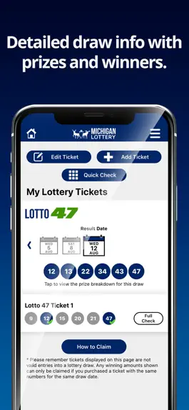 Game screenshot Michigan Lottery Numbers apk