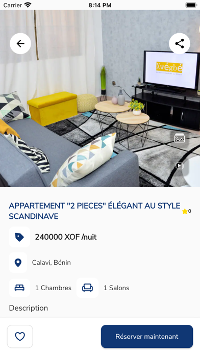 Benin Apparts Screenshot