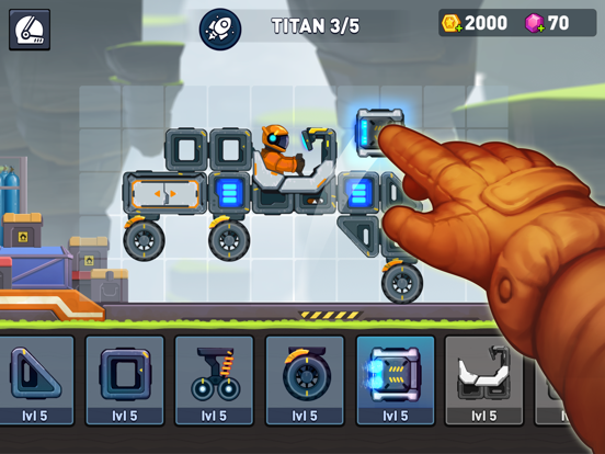 Screenshot #4 pour Rovercraft 2: Race a space car